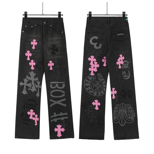 Chrome Hearts NEW Pants 8094 Chrome Hearts