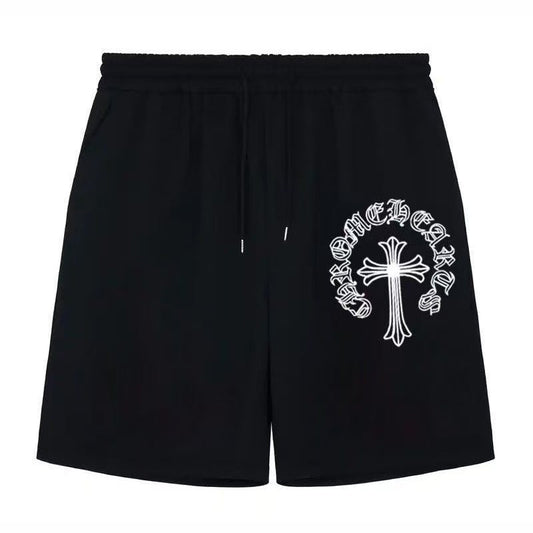 CHROME HEARTS PAINT DRIP SHORTS BLACK - Vanté®