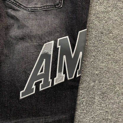 AMIRI VARSITY LOGO REPAIR JEANS - Vanté®