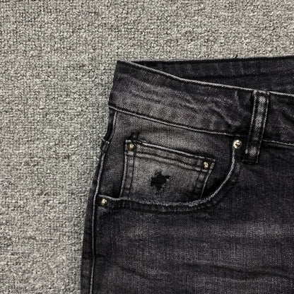 AMIRI VARSITY LOGO REPAIR JEANS - Vanté®