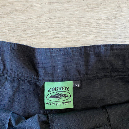 CORTEIZ ALCATRAZ CARGO PANTS BLACK/GREEN - Vanté®