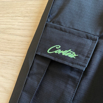 CORTEIZ ALCATRAZ CARGO PANTS BLACK/GREEN - Vanté®