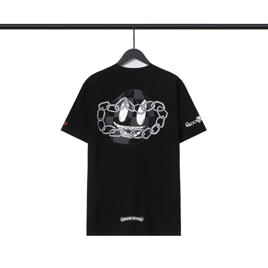 CHH Chrome Heart T Shirts Back Cross Short Sleeve T-Shirt Wearium