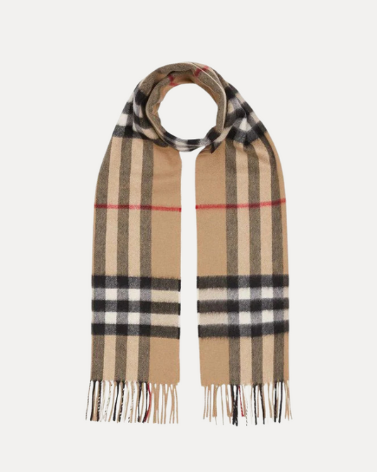Chequered Cashmere Scarf - Vanté®