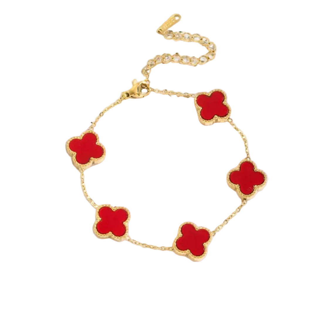 5 ★ CloverGlow™ Gold-Plated Bracelet - Vanté®