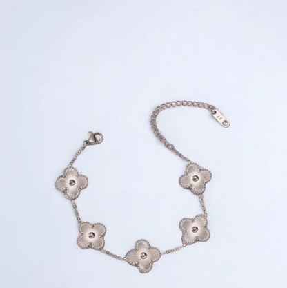 5 ★ CloverGlow™ Gold-Plated Bracelet - Vanté®