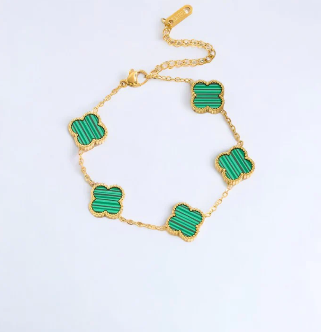 5 ★ CloverGlow™ Gold-Plated Bracelet - Vanté®