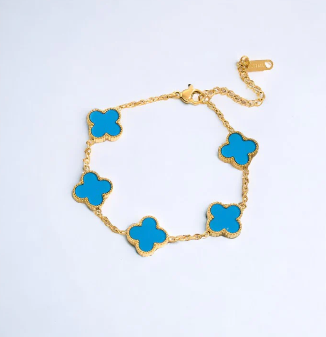 5 ★ CloverGlow™ Gold-Plated Bracelet - Vanté®