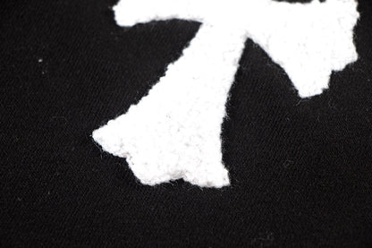 CHROME HEARTS WOOL WHITE CROSS SWEATSHIRT BLACK - Vanté®