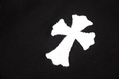 CHROME HEARTS WOOL WHITE CROSS SWEATSHIRT BLACK - Vanté®