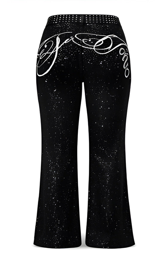 5 ★ Womens Rhinestone Flare Jeans - Vanté®