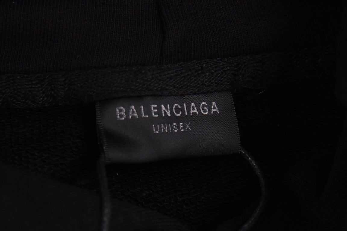 Balenciaga Black Oversized Hoodie netstar