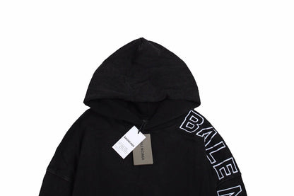 Balenciaga Black Oversized Hoodie netstar