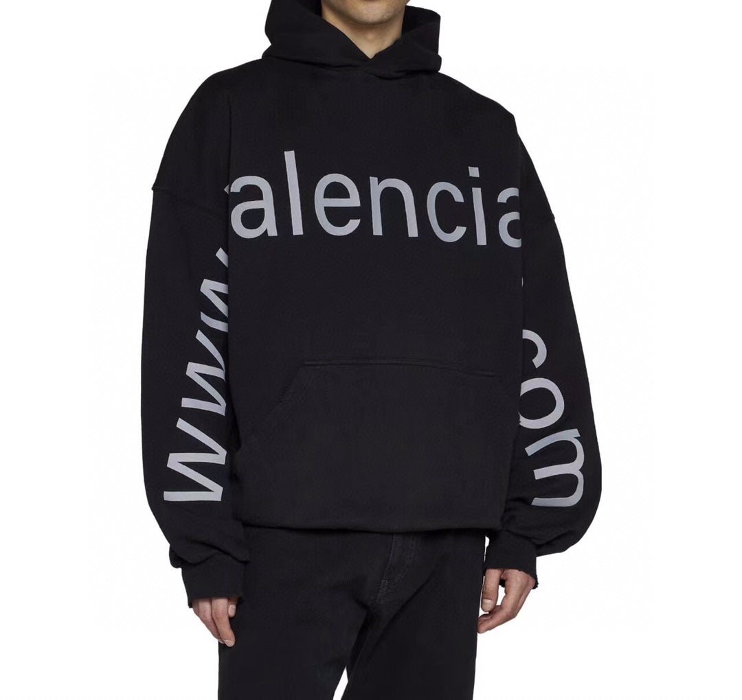 Balenciaga Black Oversized Hoodie netstar