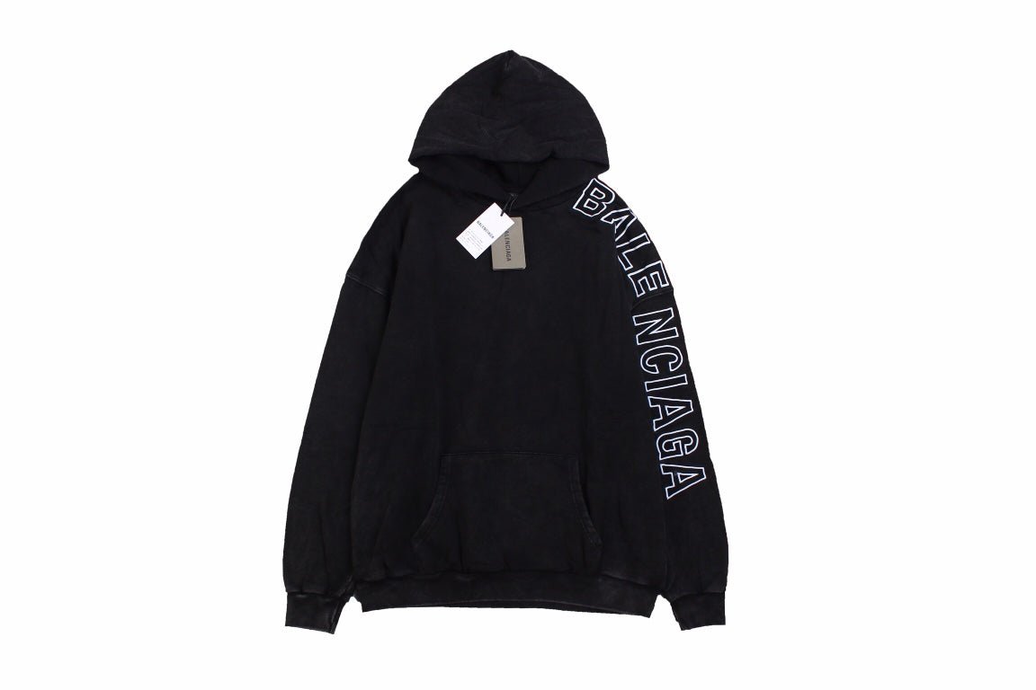 Balenciaga Black Oversized Hoodie netstar