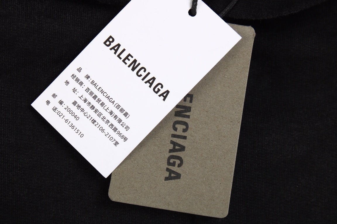 Balenciaga Black Oversized Hoodie netstar