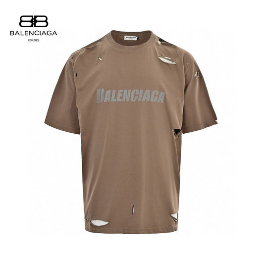 Balenciaga Distressed Logo T-Shirt - Vanté®
